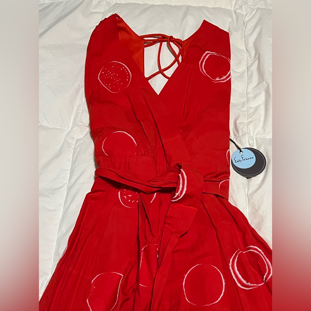 Gorgeous Red Party Dress! Eva Franco Size 8